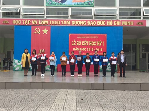 
học sinh  thcs nam từ liêm tự hào với những kết quả 
học kì i năm học 2018-2019
